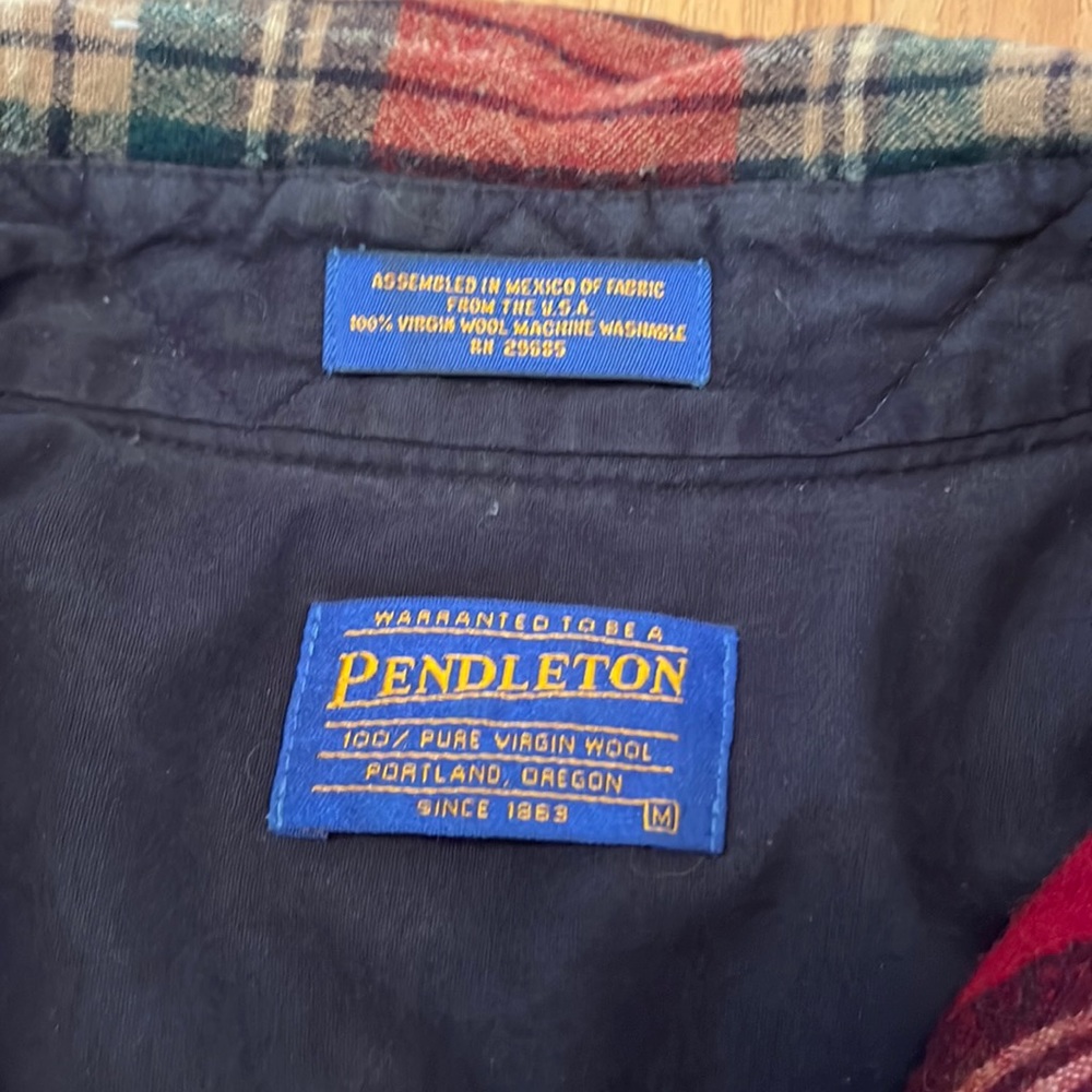 Pendleton wool flannel vintage